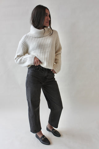 Barrel Jean in Midnight