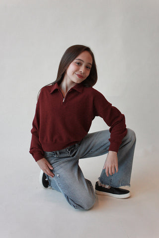 Youth Pullover Quarter Zip