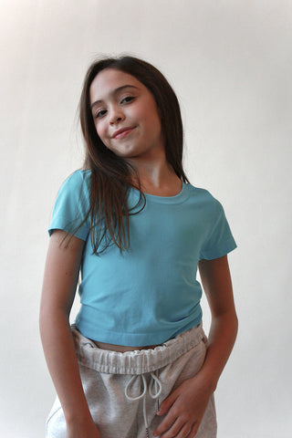 Youth Short Sleeve Seamless Top