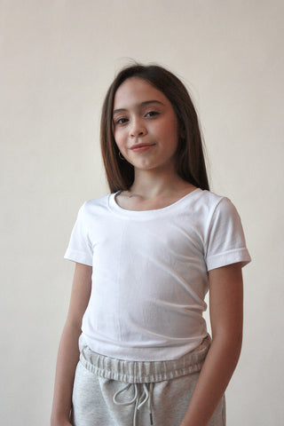 Youth Short Sleeve Seamless Top