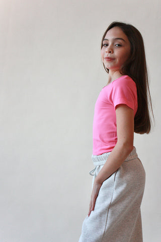 Youth Short Sleeve Seamless Top