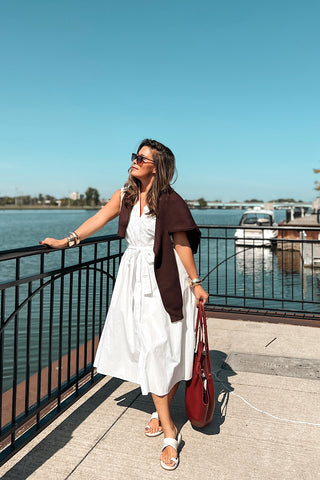 Power Play Midi Dress