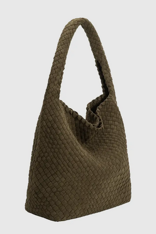 Suede Recycled Vegan Woven Bag