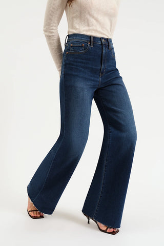 High-Rise Wide Leg Long Jean