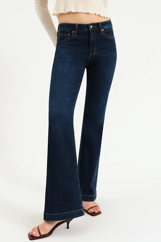 Mid-Rise Flare Long Jean