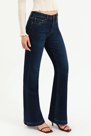 Mid-Rise Flare Long Jean