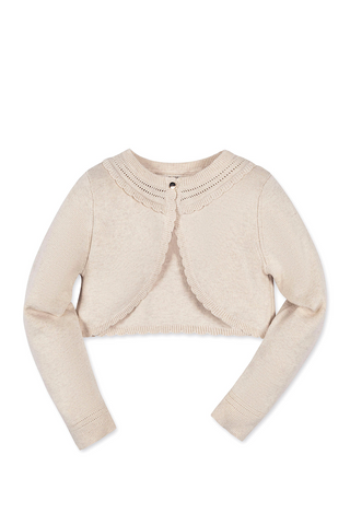 Youth Cropped Curved Cardi