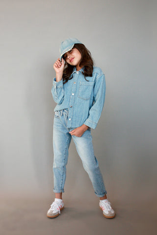 Youth DL1961 Denim Button Up