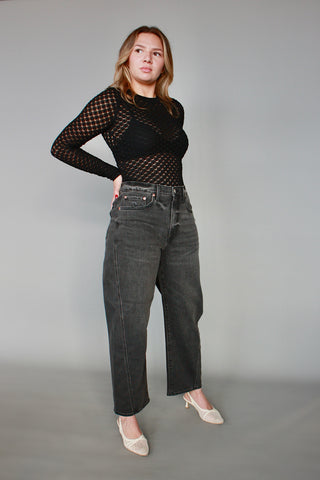 Diamond Textured Fitted Top