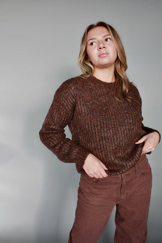 Oversized Contrast Sweater