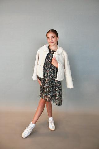 Youth Floral Ruffle Dress