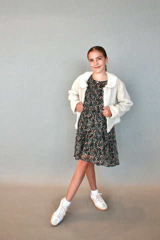 Youth Floral Ruffle Dress