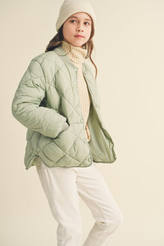 Youth Puffy Quilted Jacket
