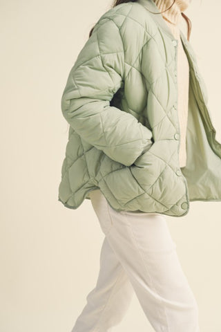 Youth Puffy Quilted Jacket