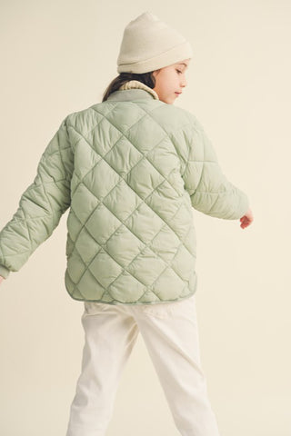 Youth Puffy Quilted Jacket