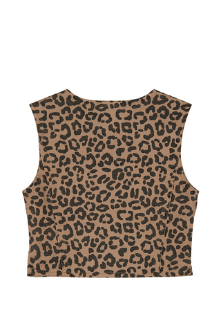Youth Tailored Leopard Vest