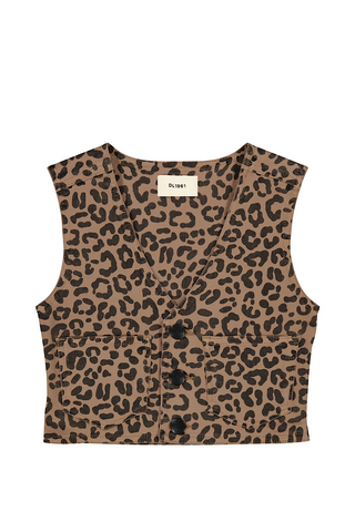 Youth Tailored Leopard Vest