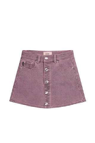 Youth Houndstooth Mini Skirt