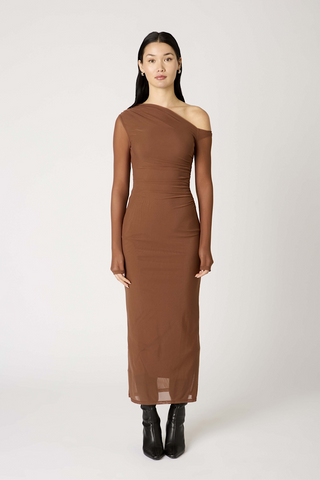 Karlie Mesh Sleeve Dress