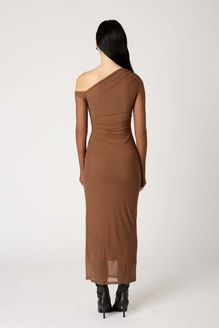 Karlie Mesh Sleeve Dress