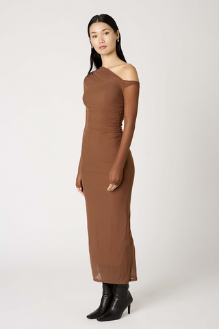 Karlie Mesh Sleeve Dress