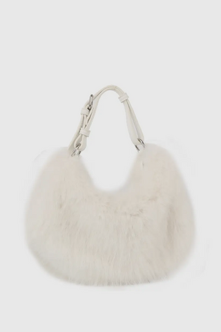 Luxe Faux Fur Hobo Bag