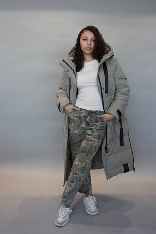 Stone Puffer Coat From Germany