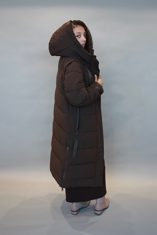 Chocolate Puffer Coat From Germany