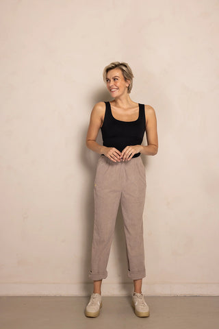 Cord Classic Cropped Pant