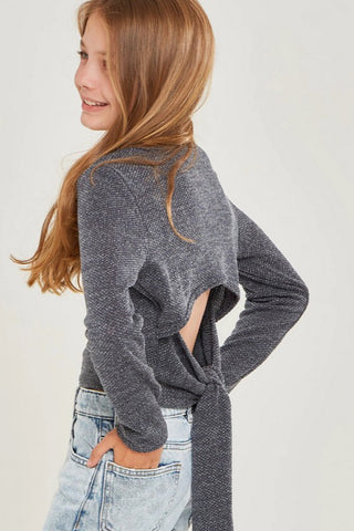Youth Open Back-Tie Top