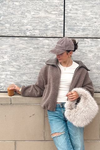 Teddy Fleece Oversize Jacket