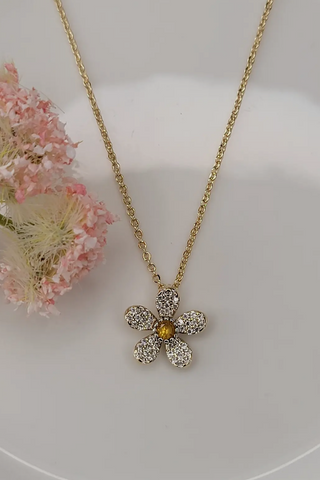 YOUTH Daisy Crystal Necklace