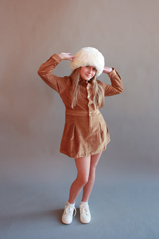 DL1961 Youth Velvet Mini-Dress