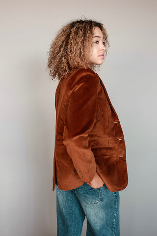 Tailored Oversized Corduroy Blazer