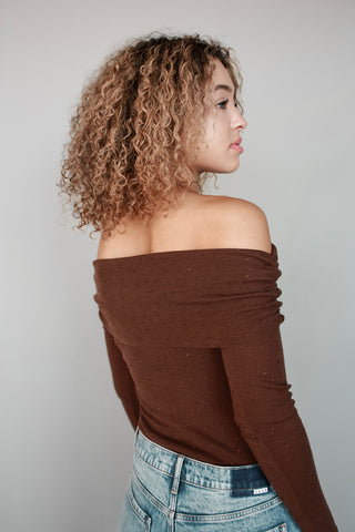 Rhinestone Fold-Over Top