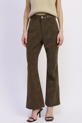 Yippee Suede Vegan Pant