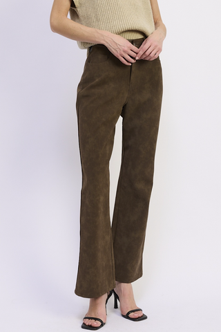 Yippee Suede Vegan Pant