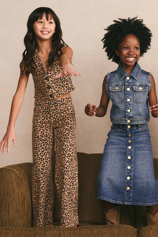 Youth Tailored Leopard Vest