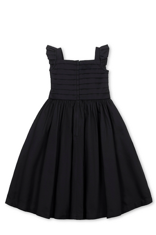 Youth Organic Pleated Sateen Dress