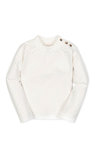 Youth Polka Dot Cotton Top