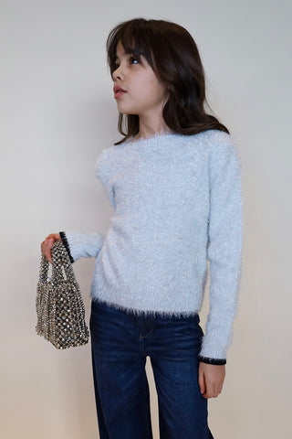 Youth Tinsel Fuzzy Sweater