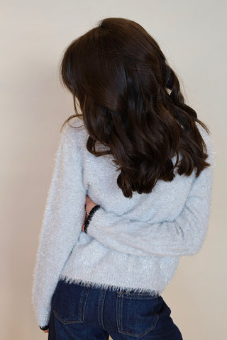 Youth Tinsel Fuzzy Sweater