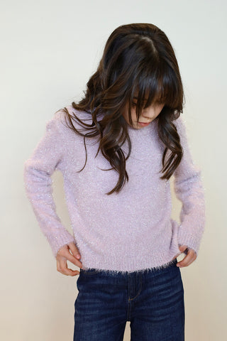 Youth Tinsel Fuzzy Sweater