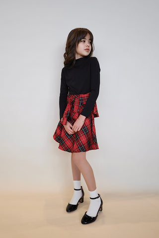 Youth Ponte Plaid Dress