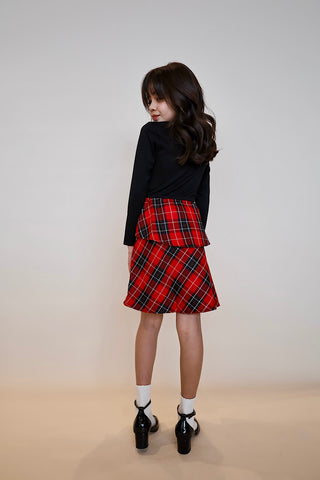 Youth Ponte Plaid Dress
