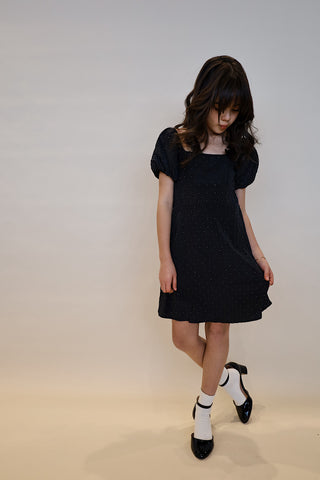 Youth Rhinestone Taffeta Dress