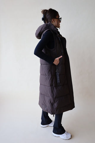 Chocolate Puffer Coat From Germany