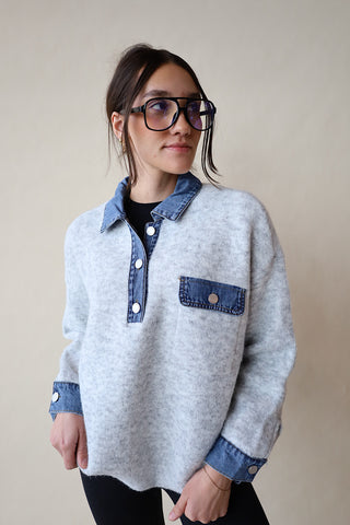 Blank NYC Rain Or Shine Sweater