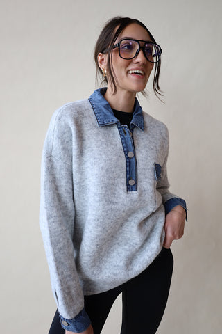 Blank NYC Rain Or Shine Sweater