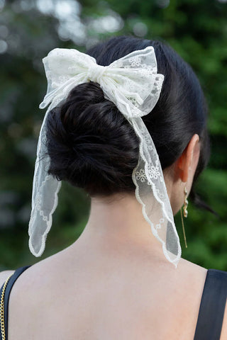 Delicate Lace Bow